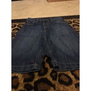 Basic Edition Boys Denim Jean Shorts Blue w Pockets Size 14